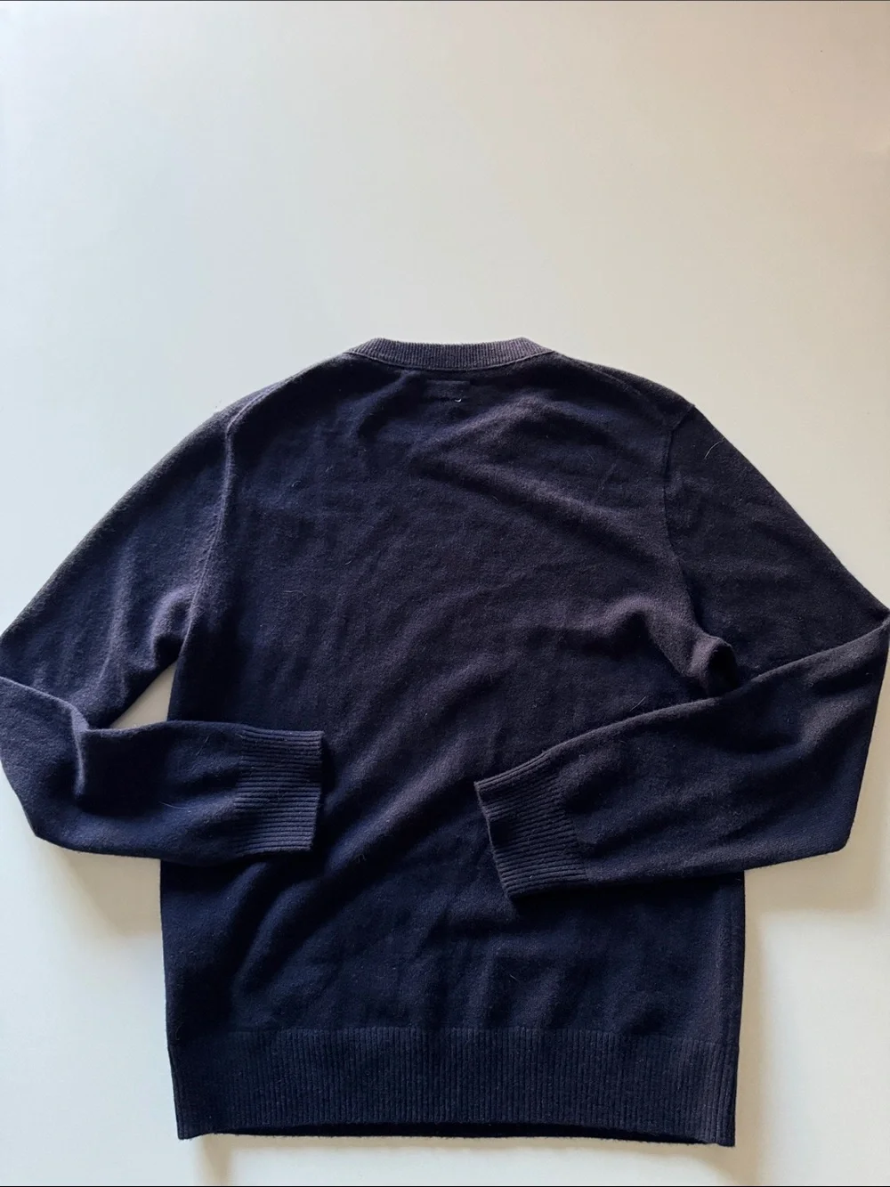 Banana Republic Navy Blue Cashmere Crewneck Sweater